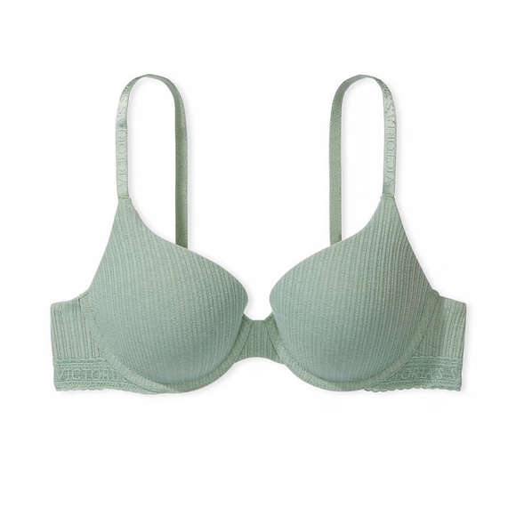 Push-Up Perfect Shape Pointelle Bra - Picture 2 of 5